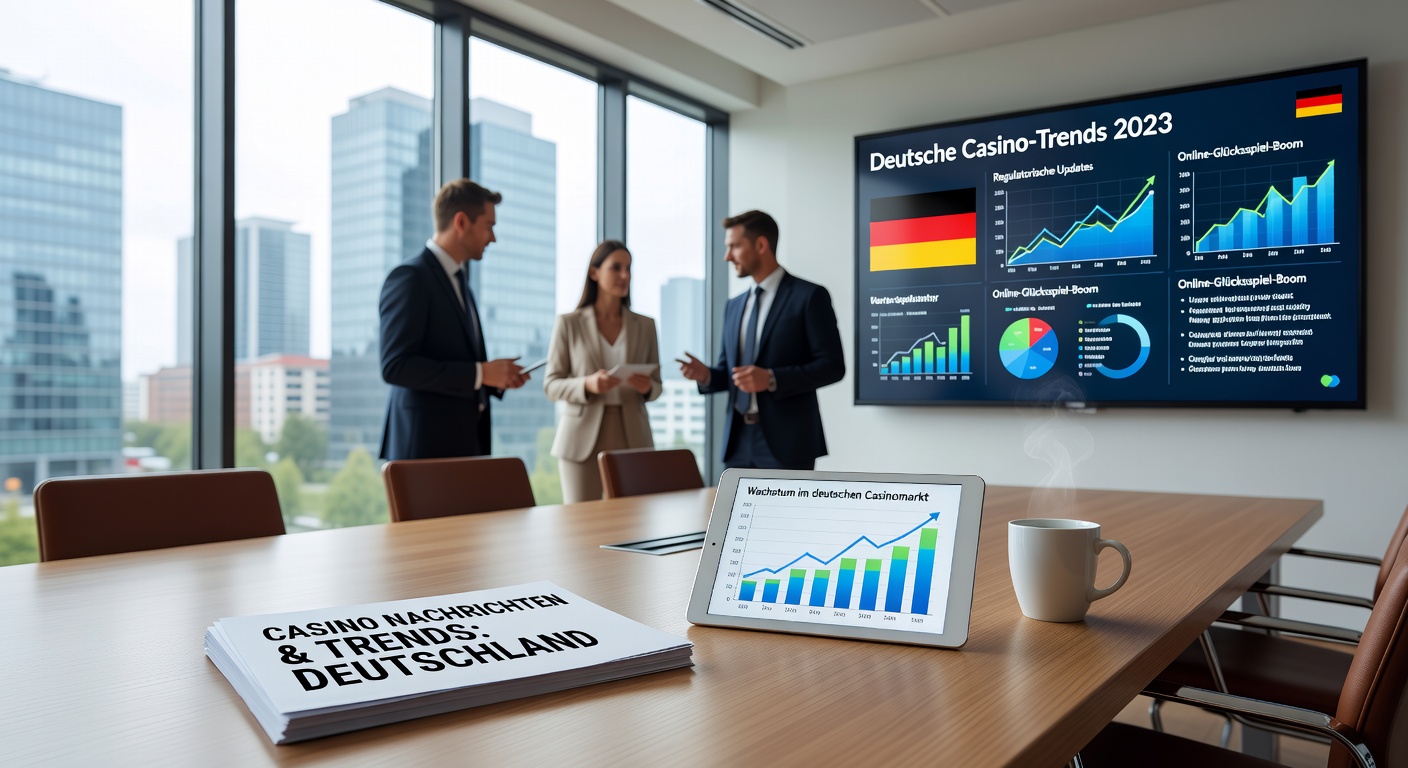 Fassade einer traditionellen Spielbank in Schleswig-Holstein mit beleuchteten Fenstern bei Nacht, symbolisch für den Übergang in private Hände