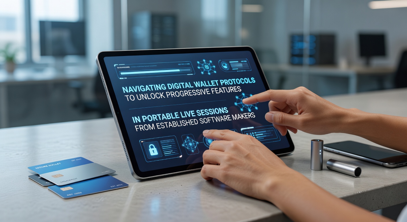 Digitale Wallet-Schnittstellen in mobilen Live-Sessions mit etablierten Software-Protokollen
